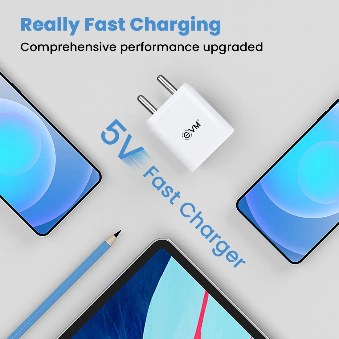 EVM Mobile Smart Charger With Cable (USB to Micro USB) 12W view 4
